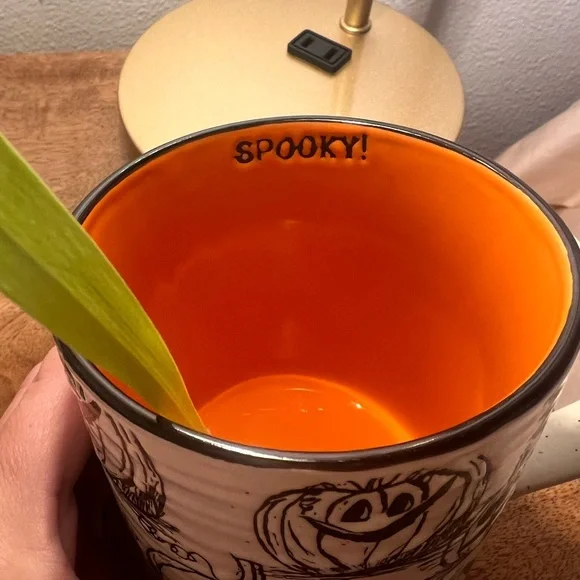 Inhomestylez Halloween Mugs BOO! & SPOOKY! Pumpkin Faces - Picture 3 of 4